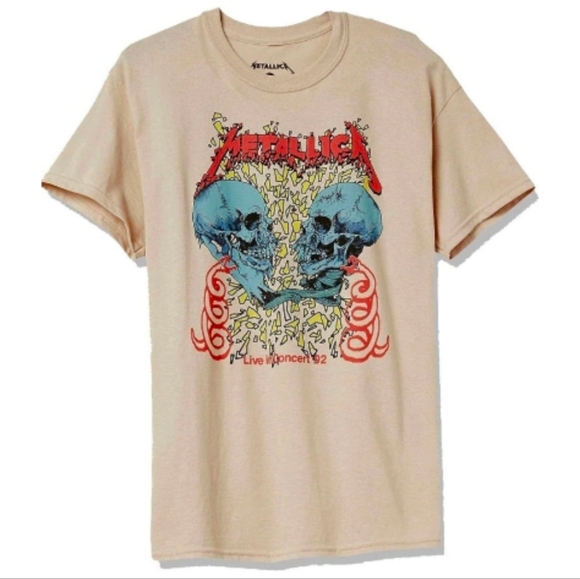 Metallica Live in Concert 92 Retro Shirt - Picture 1 of 3